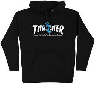 Bluzy dla chłopców - Santa Cruz Thrasher Screaming L black bluza - XL - grafika 1