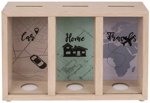 Skarbonka trzyczęściowa Car/Home/Travels - Skarbonki - miniaturka - grafika 1