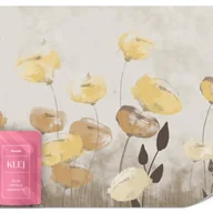 Fototapety - FOTOTAPETA DO SYPIALNI SALONU ŻÓŁTE MAKI KWIATY STYL BOHO NATURA 350x256 - miniaturka - grafika 1