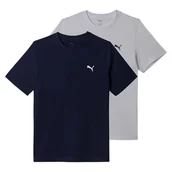 Koszulki męskie - PUMA Unisex Ess Logo Tee wielopak M koszulki (1 opakowanie) - miniaturka - grafika 1
