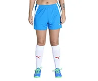 Spodenki damskie - PUMA PUMA Szorty damskie Teamliga Shorts W Electric Blue Lemonade-Puma White XS 704936 - miniaturka - grafika 1