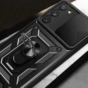Hybrid Armor Camshield etui do Samsung Galaxy A34 5G pancerny pokrowiec z osłoną na aparat czarne - Etui i futerały do telefonów - miniaturka - grafika 7