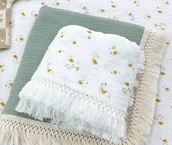 Pościel dla dzieci - Niemowlęcy Kocyk Muślinowy Duży Otulacz 100X120Cm - miniaturka - grafika 1