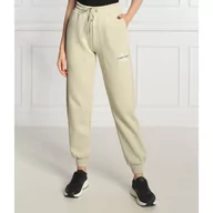 Dresy damskie - CALVIN KLEIN JEANS Spodnie dresowe | Regular Fit - miniaturka - grafika 1