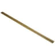 Zawiasy, okucia i inne akcesoria - Zawias taśmowy 31 mm dł. 0,6 m złoty - miniaturka - grafika 1