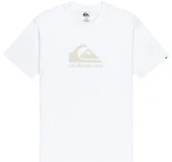 Koszulki męskie - t-shirt QUIKSILVER EV COMP LOGO 2 WBB0/WHITE - miniaturka - grafika 1