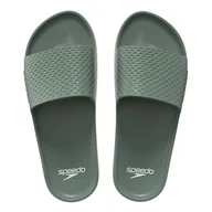 Klapki i japonki męskie - Speedo Męskie klapki Essential | Suwaki basenowe | Szybkoschnące, Khaki, 9 UK, Khaki, 41.5 EU - miniaturka - grafika 1