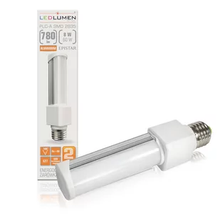 Żarówka LED PLC-A E27 8W 230V 11x2835 LED CCD WW - Żarówki LED - miniaturka - grafika 1