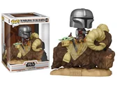 Figurki dla dzieci - Funko POP! Deluxe, figurka kolekcjonerska, Star Wars. The Mandalorian, Child On Bantha, 416 - miniaturka - grafika 1