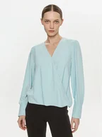 Bluzki damskie - Rinascimento Bluzka CFC0117653003 Niebieski Regular Fit - miniaturka - grafika 1