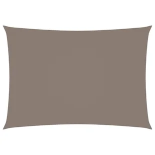 vidaXL Prostokątny żagiel ogrodowy, tkanina Oxford, 3x4 m, taupe 135430 - Parasole ogrodowe - miniaturka - grafika 7