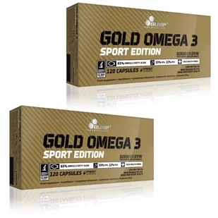Olimp Gold Omega 3 sport edition 120 kaps - Witaminy i minerały dla sportowców - miniaturka - grafika 2