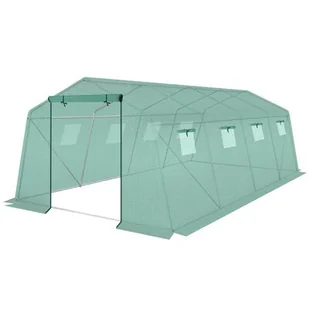 SZKLARNIA TUNEL OGRODOWY 300x600x200CM ZIELONY - Szklarnie ogrodowe - miniaturka - grafika 1