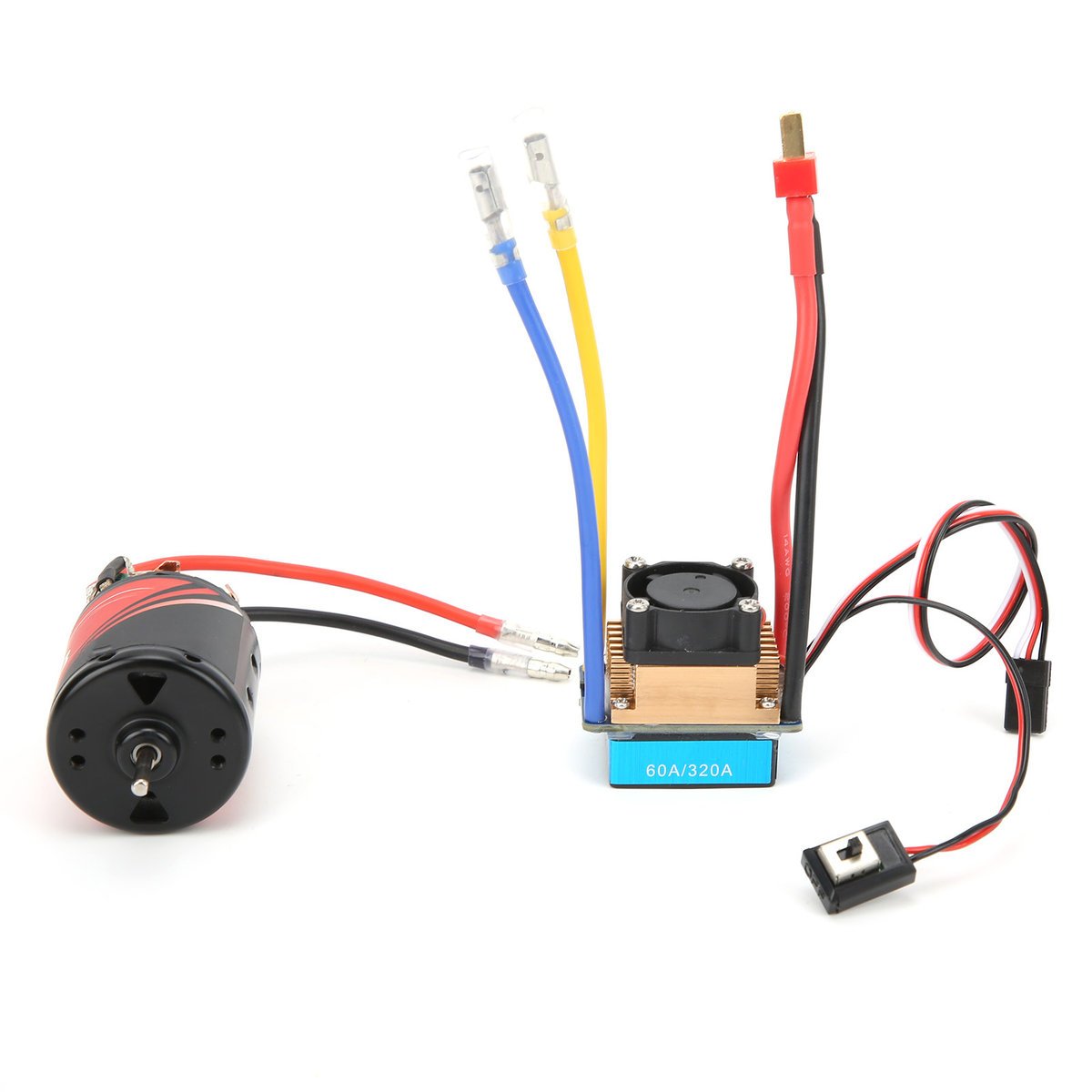BAGGEE 540 Wodoodporny silnik szczotkowany 55T 8000KV + 60A Wodoodporny