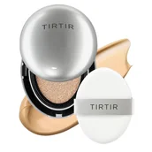 Podkłady do twarzy - Tirtir Mask Fit Aura Cushion Mini Rozświetlający podkład w poduszce, 27N Camel - miniaturka - grafika 1