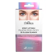 Maseczki do twarzy - L'biotica L'biotica Płatki odmładzające pod oczy ze śluzem ślimaka 3x2szt - miniaturka - grafika 1