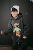 Bluzy dla chłopców - Bluza oversize Bart Teddy - miniaturka - grafika 1