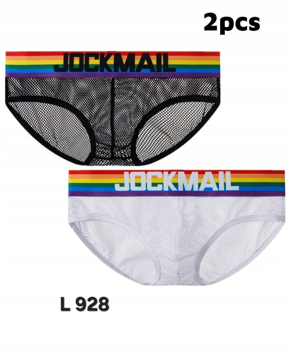 Męska bielizna, slipy marki JOCKMAIL rozmiar L, nowe 2 sztuki (928)