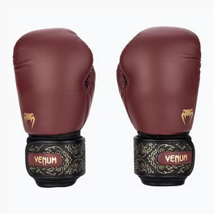 Rękawice bokserskie Venum Power 2.0 burgundy/black - Rękawice bokserskie - miniaturka - grafika 1