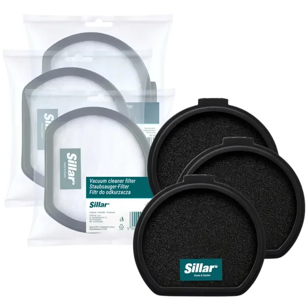 3x Filtr Sillar do odkurzacza Aeg Elektrolux Pure Q9 PQ91 PQ92 QX9-1 EF167