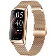 Smartwatch - Zegarek Smartwatch Damski Hagen HB35.110.1410 różowe złoto - miniaturka - grafika 1