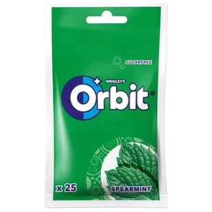 Orbit SPEARMINT - 25 DRAŻETEK - Gumy do żucia, lizaki, dropsy - miniaturka - grafika 1