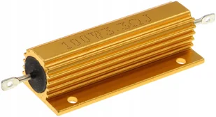 Rezystor Mocy Drutowy z Radiatorem 100W 3.3 ohm - Żarówki samochodowe - miniaturka - grafika 1