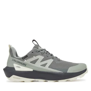 Trekkingi Salomon Elixir Activ Gore-Tex L47757800 Szary - Buty trekkingowe męskie - miniaturka - grafika 1