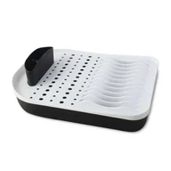 Suszarki do naczyń - Vialli Design Suszarka Do Naczyń Plastikowa Livio Czarna 32,5 X 47 Cm - miniaturka - grafika 1