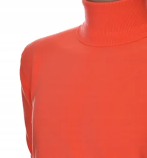 Sweter golf męski z kaszmiru i wełny merynosów kaszmirowy XL pomarańczowy - Swetry męskie - miniaturka - grafika 1