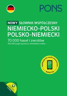 Nowy słownik współczesny niem-pol pol-niem PONS Nowa - Podręczniki dla szkół podstawowych - miniaturka - grafika 1