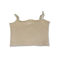 Koszulki i topy damskie - Koszulka damska Nike Sportswear Essential Rib Crop Top - miniaturka - grafika 1