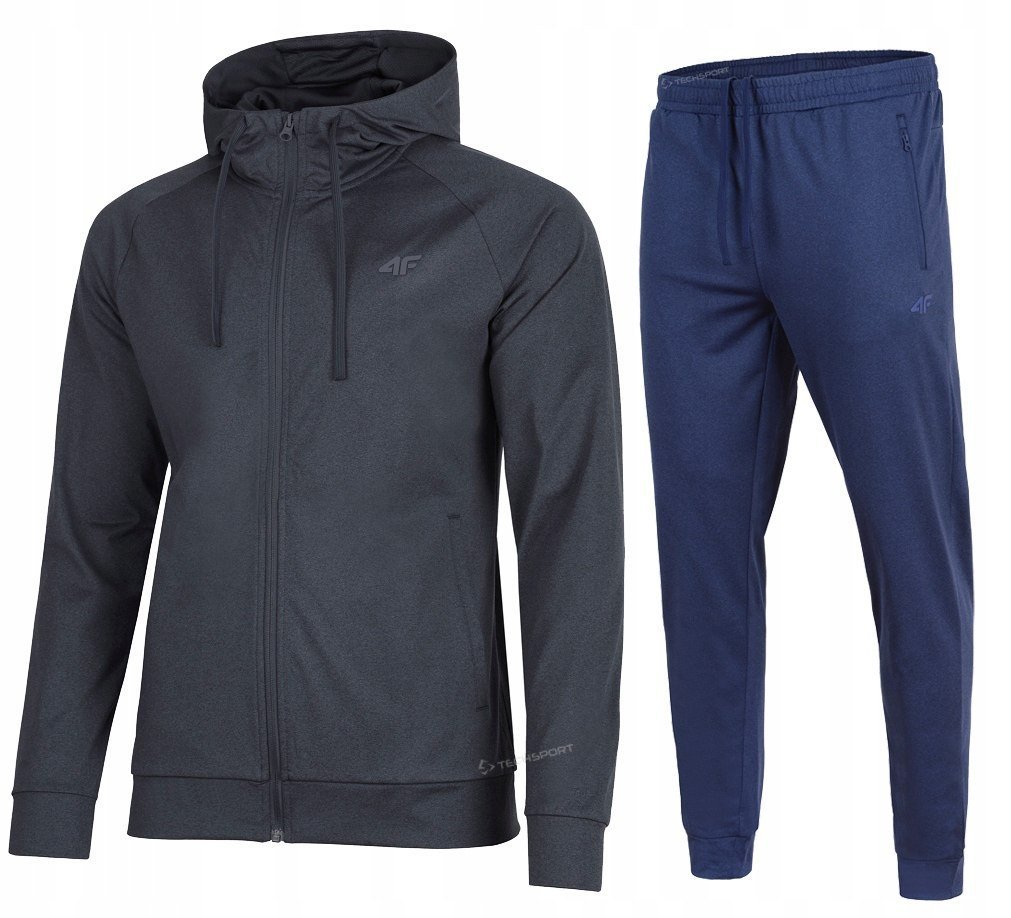 4F MÄSKI DRES SPORTOWY TRENINGOWY KOMPLET BLUZA SPODNIE / rozm XXL