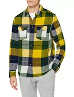 Koszule męskie - Wrangler Koszula męska, Zielony karczoch, XXL - miniaturka - grafika 1