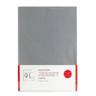 Prześcieradła - Eurofirany B.B. CHOCZYŃSCY SPÓŁKA JAWNA Prześcieradło z Gumką Jersey D91 160x200 w.30 Stal 5903571130914 - miniaturka - grafika 1
