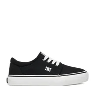 Buty dla chłopców - Tenisówki DC Shoes CEOWB-LEA-ZL-DC001-CH Czarny - miniaturka - grafika 1