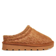 Buty dla dziewczynek - Kapcie MICHAEL Michael Kors MK03782220 Brązowy - miniaturka - grafika 1