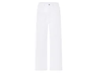 Spodnie damskie - esmara® Jeansy damskie z bawełną, Wide Leg (Biały, 42) - miniaturka - grafika 1