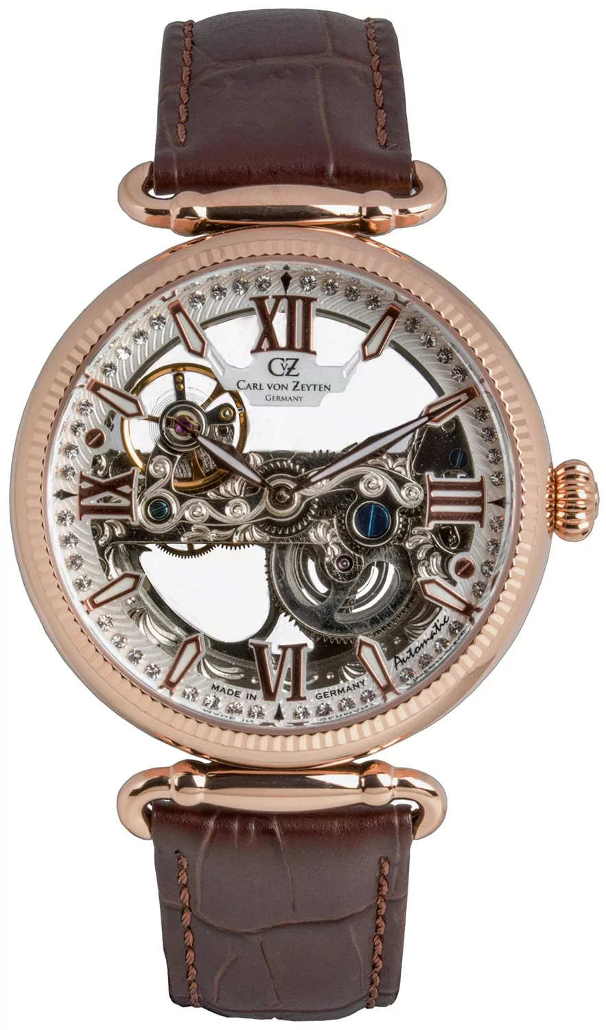 Zegarek Carl von Zeyten CVZ0083RWHS Häusern Skeleton - Natychmiastowa WYSYŁKA 0zł (DHL DPD INPOST) | Grawer 1zł | Zwrot 100 dni