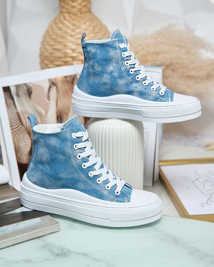 Royalfashion Damskie trampki a'la jeansowe Tricket-40