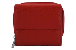 Portfel skórzany młodzieżowy - Czerwony - Portfele - miniaturka - grafika 1