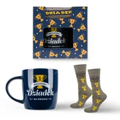 Skarpetki męskie - Skarpetki Najlepszy Dziadek w Kubku - 40-45 - miniaturka - grafika 1