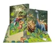 Teczki i skoroszyty - Teczka A4 z gumkami Dinozaury - Herma - miniaturka - grafika 1