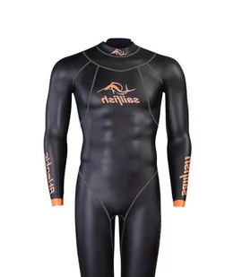 sailfish sailfish Atlantic 2 Wetsuit Men, czarny/pomarańczowy S 2022 Kombinezony i pianki 4055083202328 - Pianki do pływania - miniaturka - grafika 1