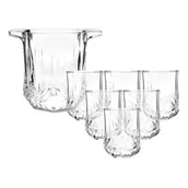 Akcesoria do lodu - Komplet do drinków 7-elementowy Brighton LUMINARC - miniaturka - grafika 1