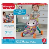 Pchacze - Pchacz dla dziecka FISHER PRICE Małpka JGW90 - miniaturka - grafika 1