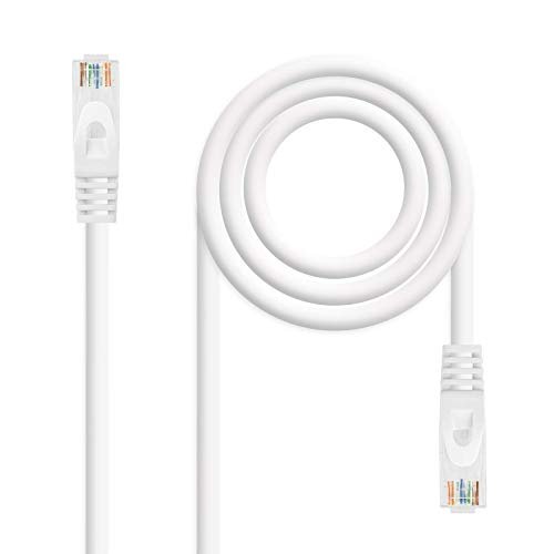 Monkey Ladder kabel sieciowy Ethernet RJ45 LSZH Cat.6A UTP, AWG24, 100% miedzi, bez alogenów, Biały, 3.0mts