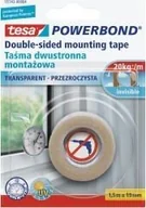 Folie i taśmy malarskie - Tesa Taśma montaż.dwustr.przezroczysta 1,5m:19mm h5574304 pro - miniaturka - grafika 1