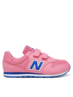 Buty dla dziewczynek - New Balance Sneakersy PV500PM1 Różowy - miniaturka - grafika 1