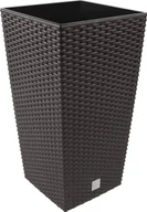 Donice - Prosperplast Doniczka UMBRA brązowa 32,5x32,5x61 cm - miniaturka - grafika 1